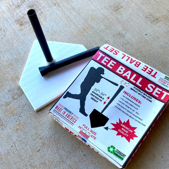 New in box tee ball plate and stand. Never used. - Picture 1 of 5